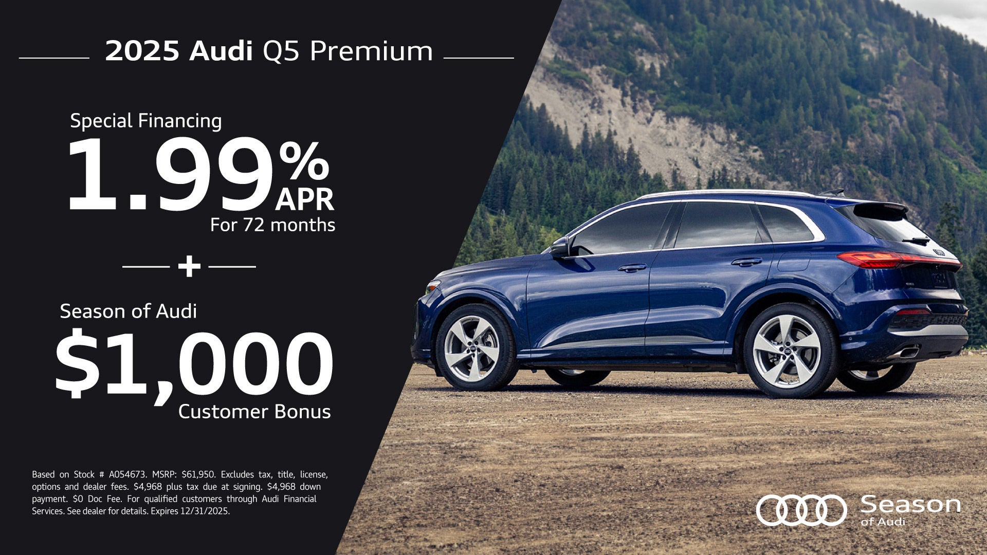 Q5 Premium Offer, Season of Audi.